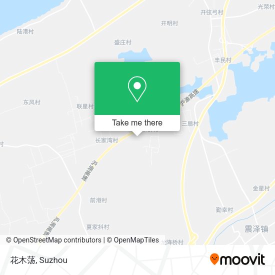 花木荡 map
