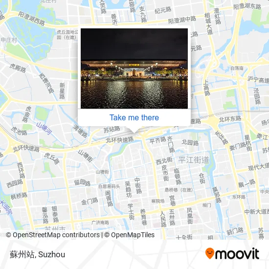 蘇州站 map