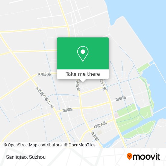 Sanliqiao map