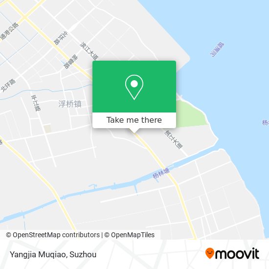 Yangjia Muqiao map