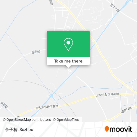 亭子桥 map