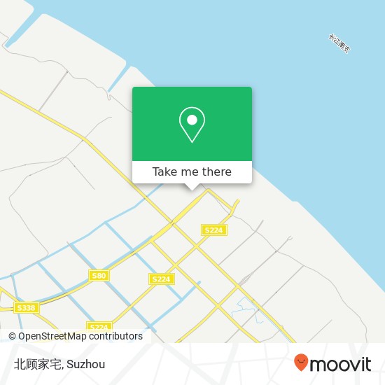 北顾家宅 map