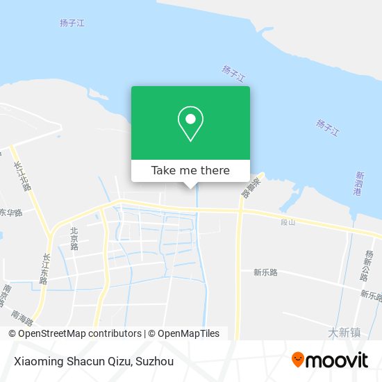 Xiaoming Shacun Qizu map