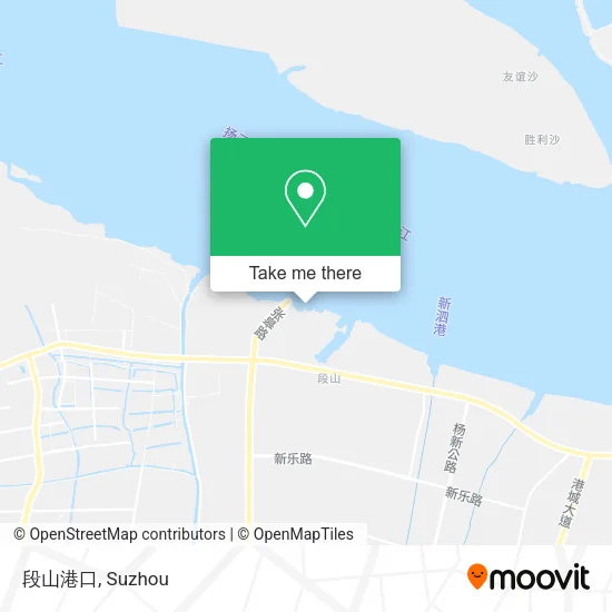 段山港口 map