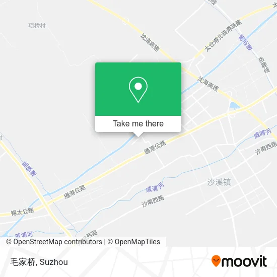 毛家桥 map