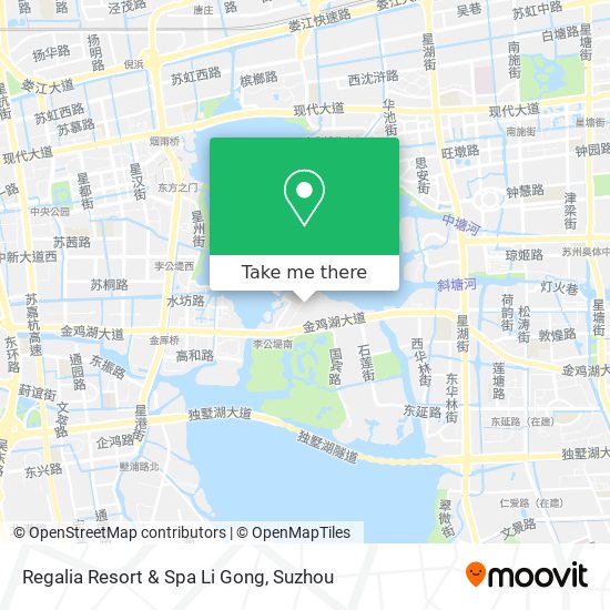 Regalia Resort & Spa Li Gong map