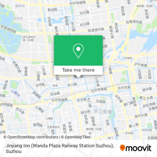 Jinjiang Inn (Wanda Plaza Railway Station Suzhou) map