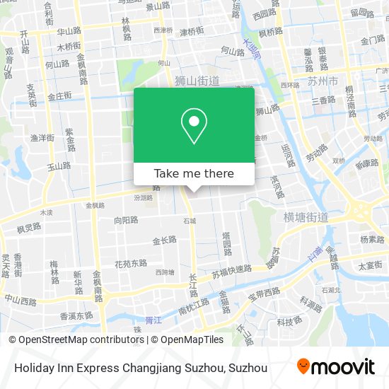 Holiday Inn Express Changjiang Suzhou map