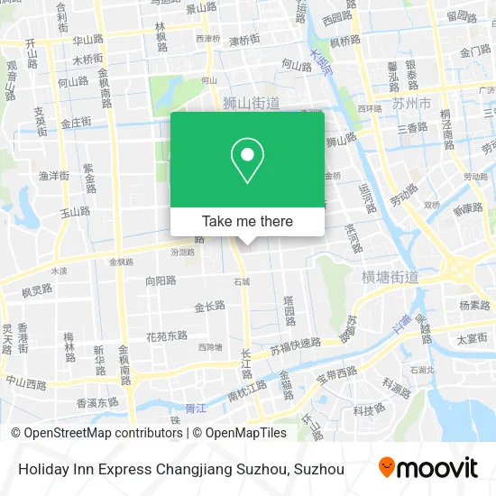 Holiday Inn Express Changjiang Suzhou map