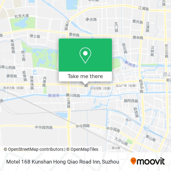 Motel 168 Kunshan Hong Qiao Road Inn map