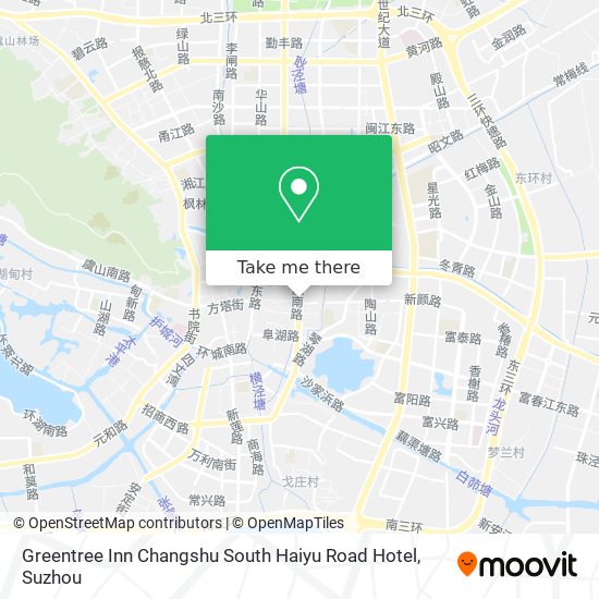 Greentree Inn Changshu South Haiyu Road Hotel map
