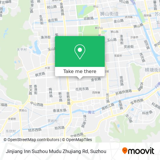Jinjiang Inn Suzhou Mudu Zhujiang Rd map