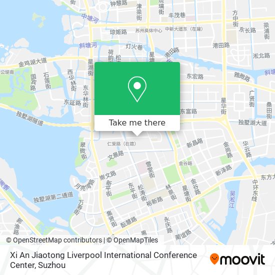 Xi An Jiaotong Liverpool International Conference Center map