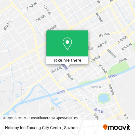 Holiday Inn Taicang City Centre map