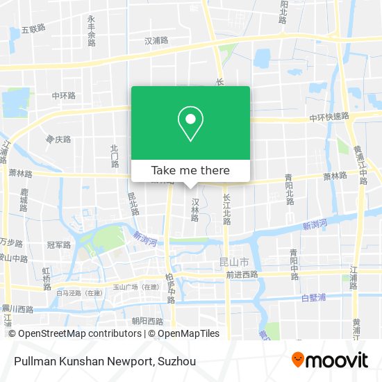 Pullman Kunshan Newport map
