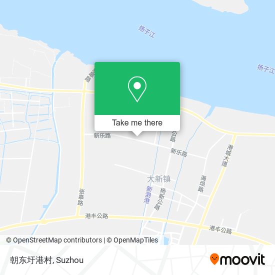 朝东圩港村 map