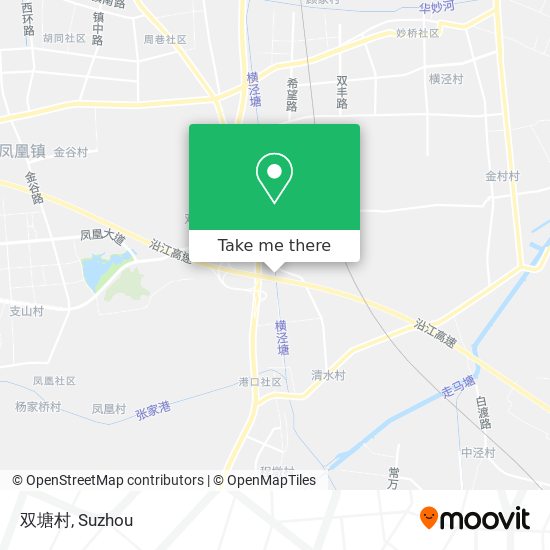 双塘村 map