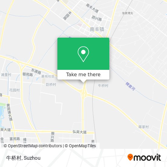 牛桥村 map
