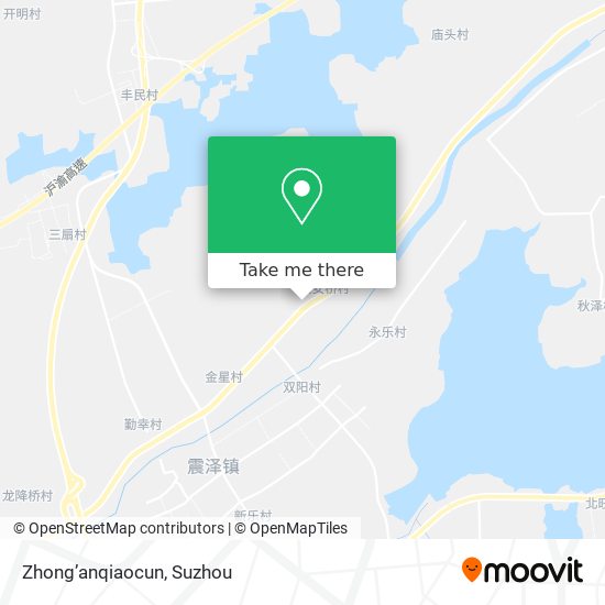 Zhong’anqiaocun map