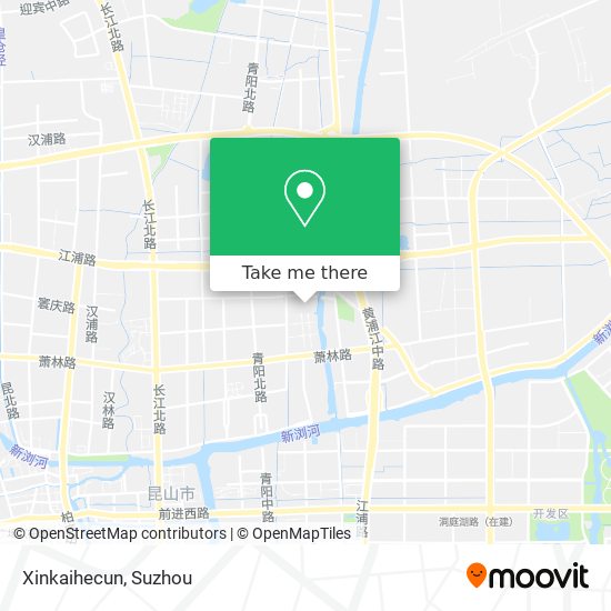 Xinkaihecun map