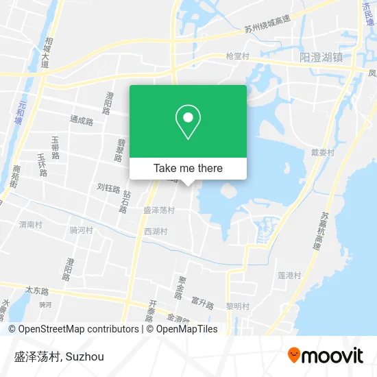 盛泽荡村 map