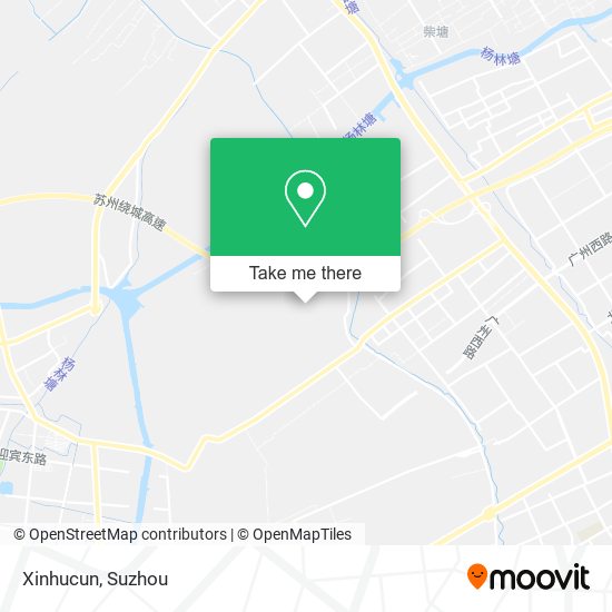 Xinhucun map