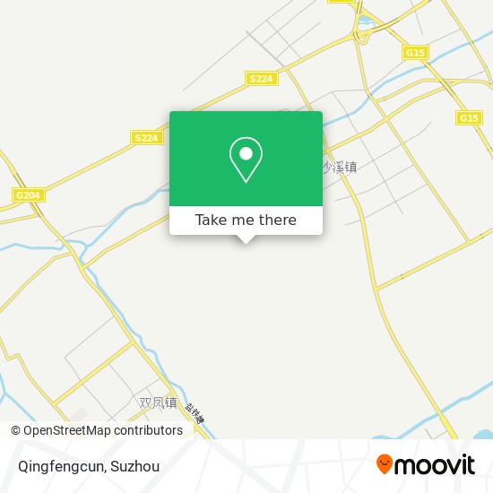 Qingfengcun map