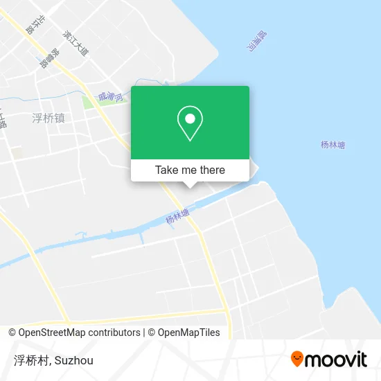 浮桥村 map