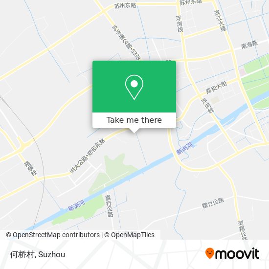 何桥村 map
