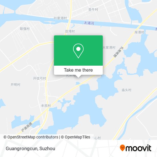 Guangrongcun map