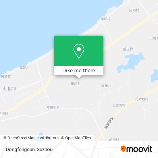 Dongfengcun map