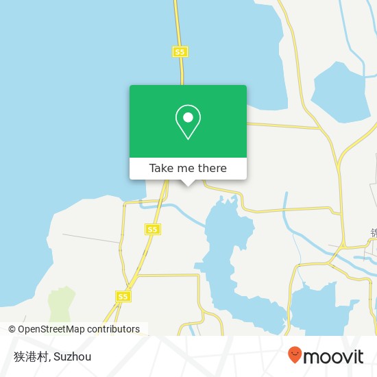 狭港村 map
