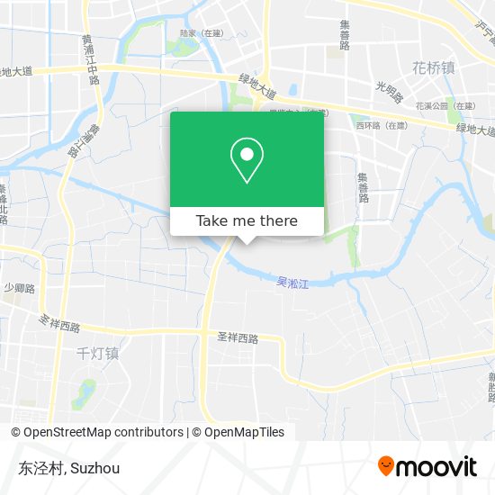 东泾村 map