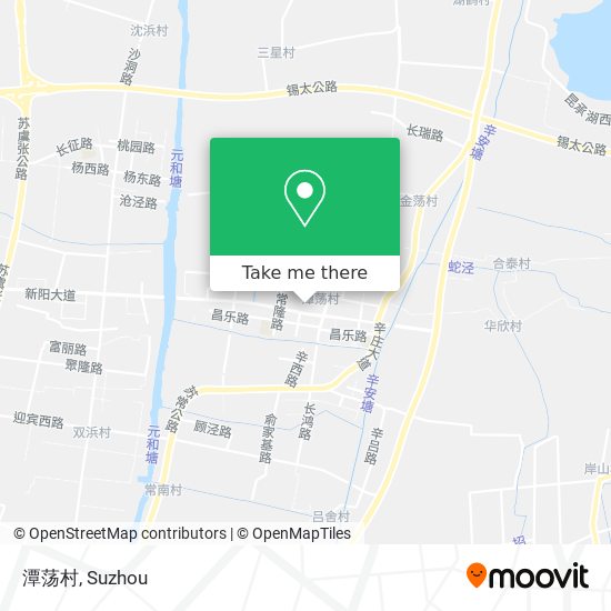 潭荡村 map