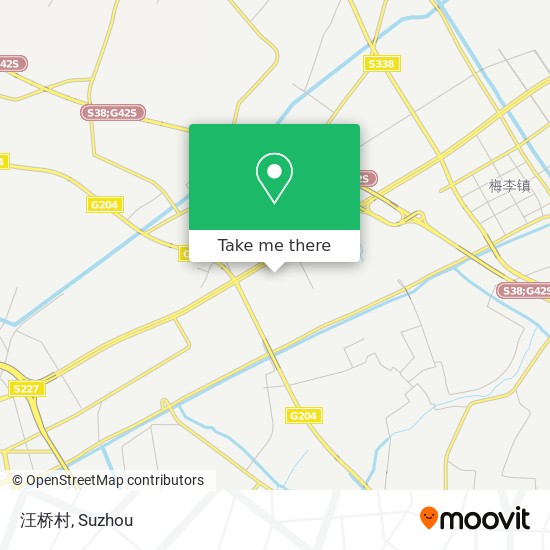 汪桥村 map