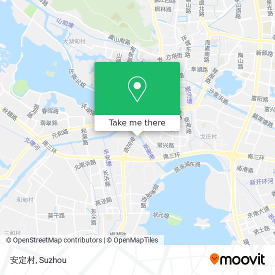安定村 map