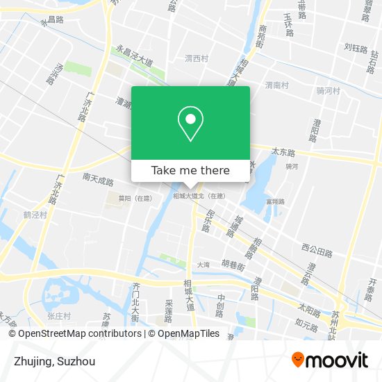 Zhujing map