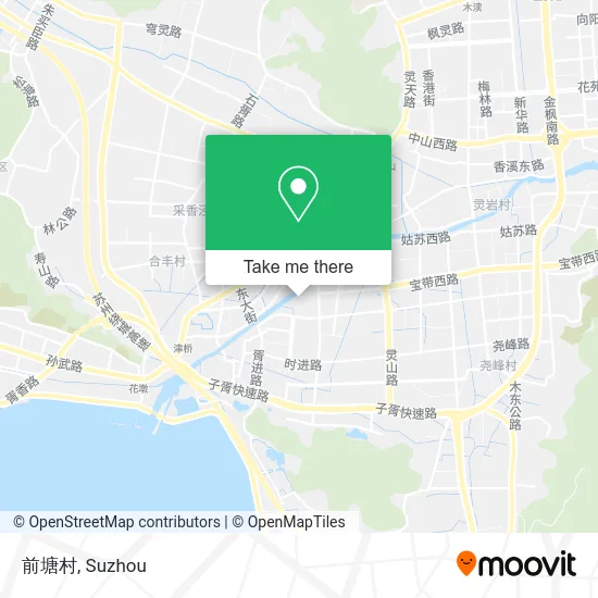 前塘村 map