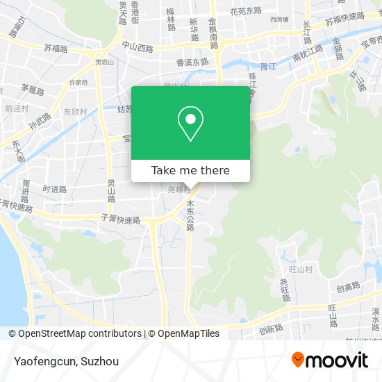 Yaofengcun map