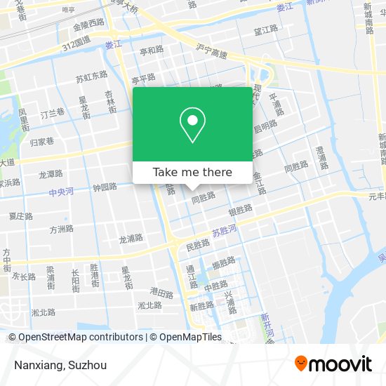 Nanxiang map