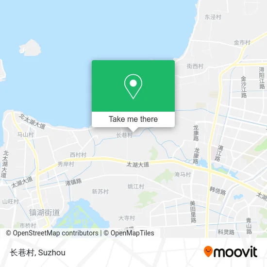 长巷村 map