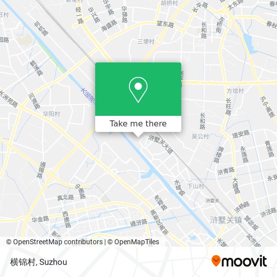 横锦村 map
