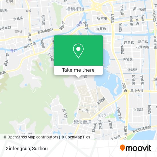 Xinfengcun map