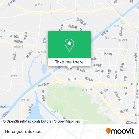 Hefengcun map