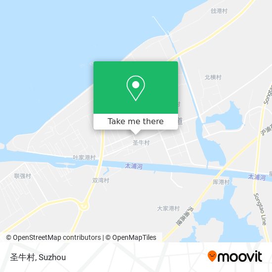 圣牛村 map
