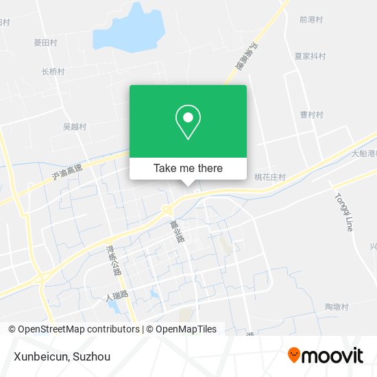 Xunbeicun map