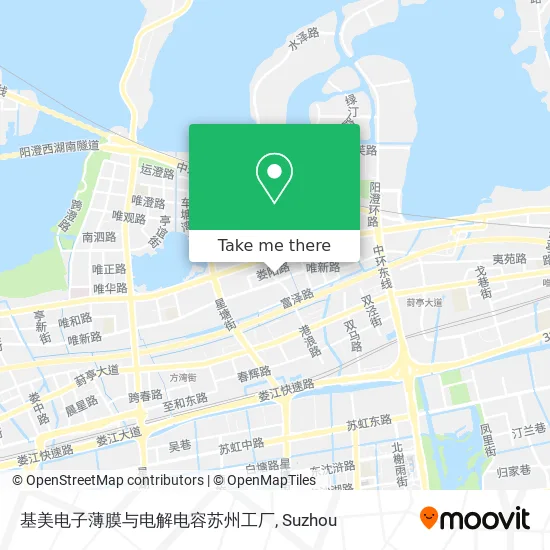 基美电子薄膜与电解电容苏州工厂 map