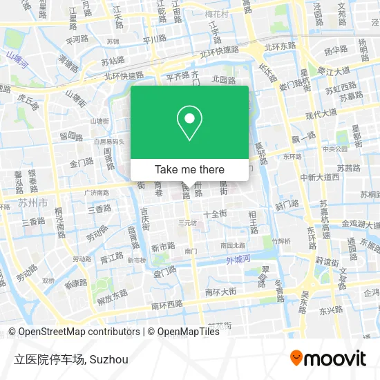 立医院停车场 map