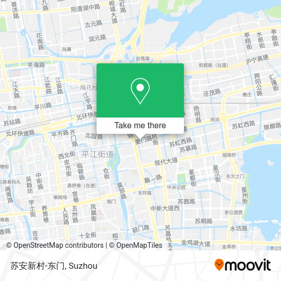 苏安新村-东门 map