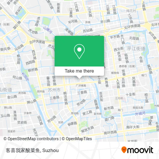 客喜我家酸菜鱼 map